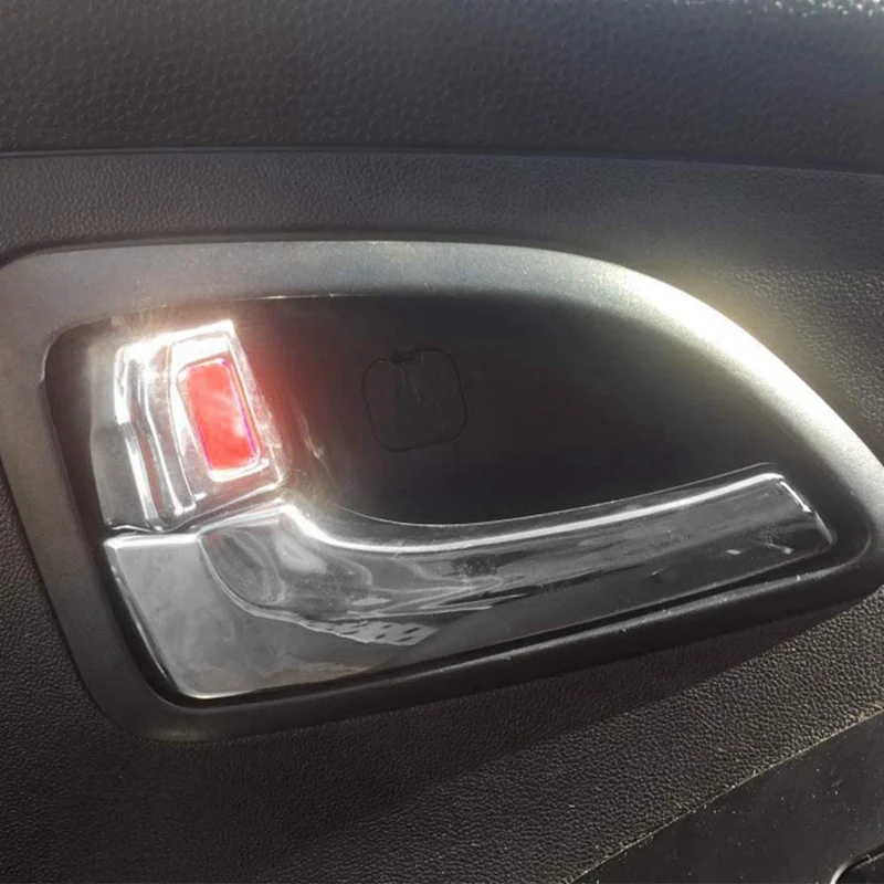1 чифт Вътрешен дизайн на Дръжката на Вратата на Колата 82610-25010 82620-25010 За Hyundai Tucson Ix35 2010-2015 Подмяна на Хромирани Дръжки на Бравата
