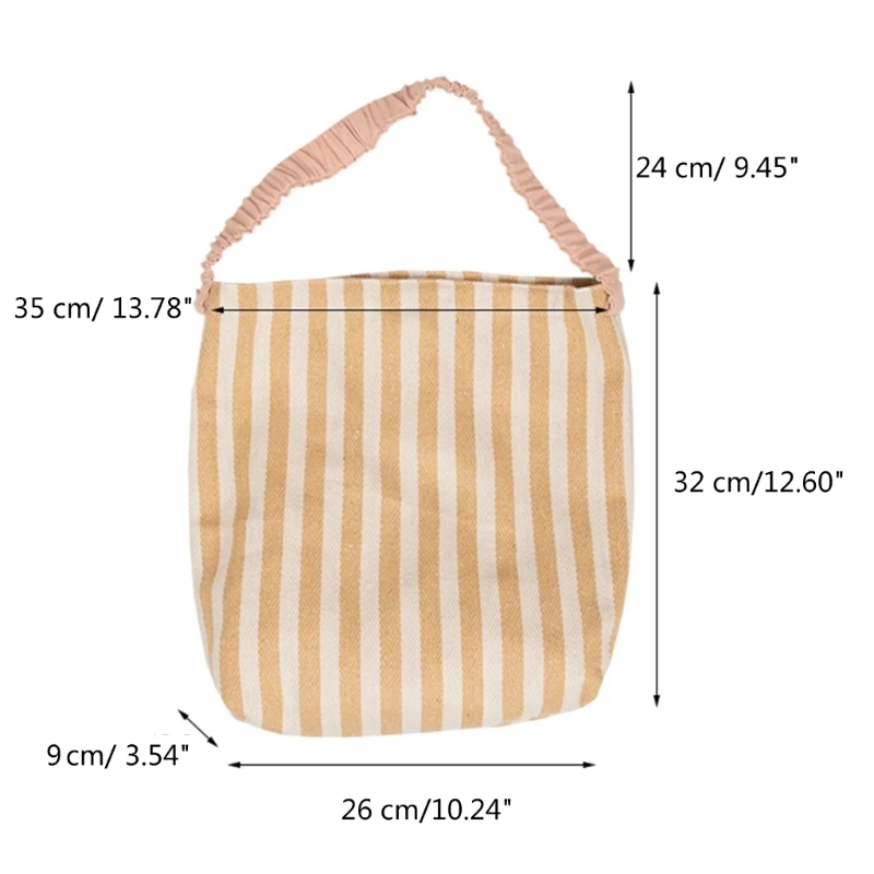 2023 Нова Холщовая чанта-Скитник, Реколта Раирана чанта, ежедневна чанта за пазаруване, чанта за през рамо
