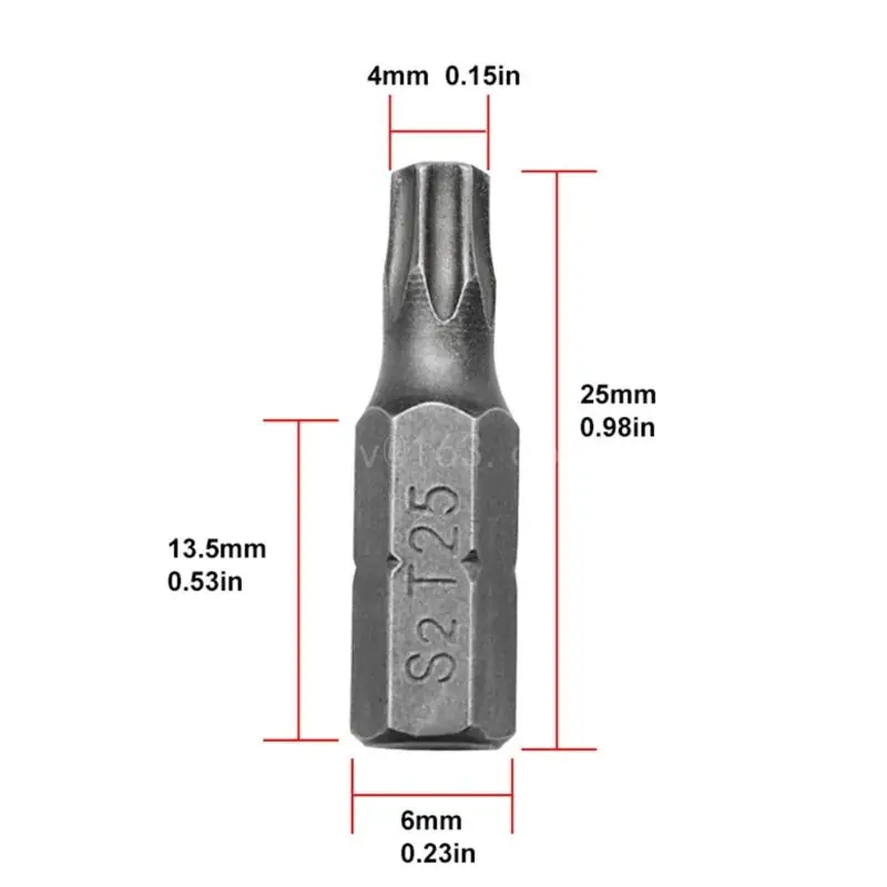 25 мм Отвертка Средства за ремонт на Отвертки Тренировка с челен опашка за подмяна на битови ръчни инструменти