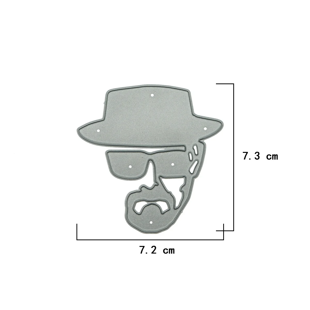 Герой на филма е Мъж с шапка и слънчеви очила с шарени Метални щанци за рязане, Scrapbooking, за Декорация, подарък карта, Полагане на печат, Изделия от хартия