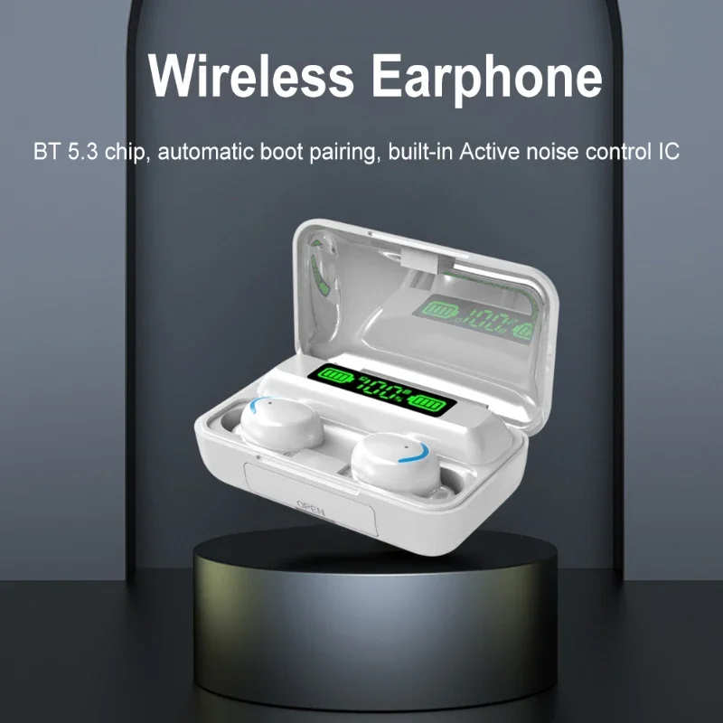 F9-5C Безжични Слушалки Слушалки Bluetooth Слушалки, Слот за Слушалки на Едро Микрофони Спортни Дамски Мъжки Smart V5.3 PK M90 Pro