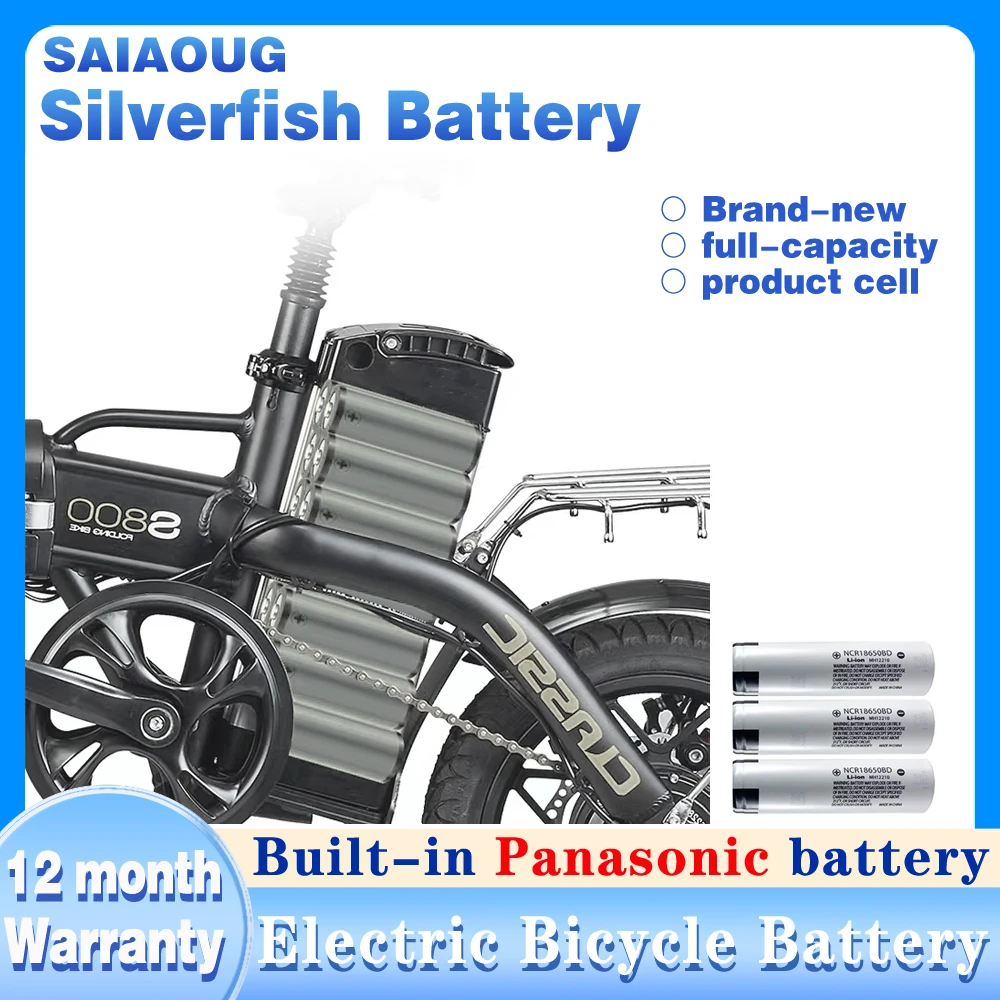 Батерии за скутери Ebike Марка Cell 20ah Silverfish Батерия за электровелосипеда 50ah 2000w Двигател комплект 52V 25/30/35 /40ah литиева батерия