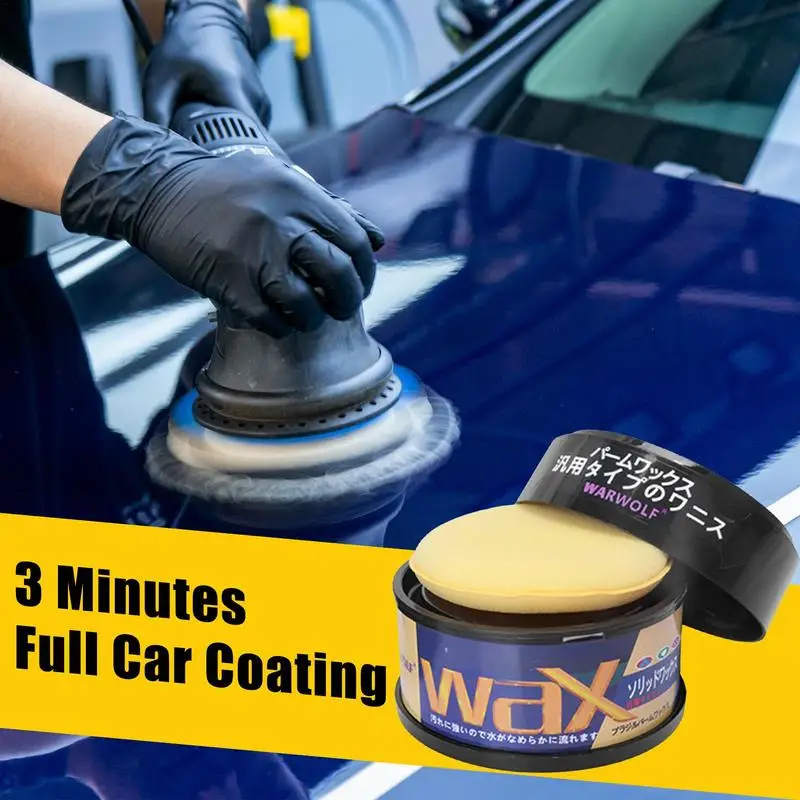 Восъчен полироль за автомобилната боя Против надраскване, паста за довършване на автомобилната боя твърд восък За ефективно възстановяване блясъка на боята на автомобила и