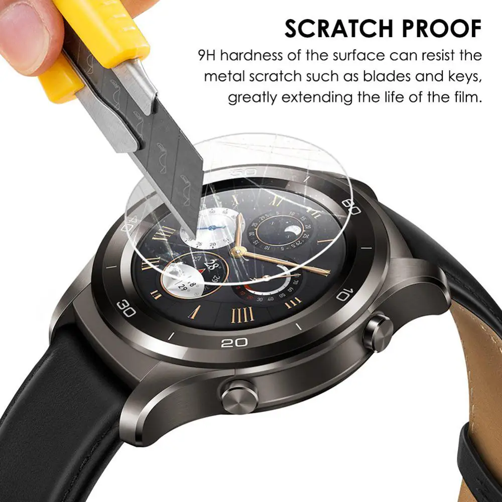 2 елемента За Huawei Watch GT GT2 (46 мм)/GT 2Д Протектор на екрана от закалено Стъкло Guard Защитно Фолио Anti Explosion Anti-shatter