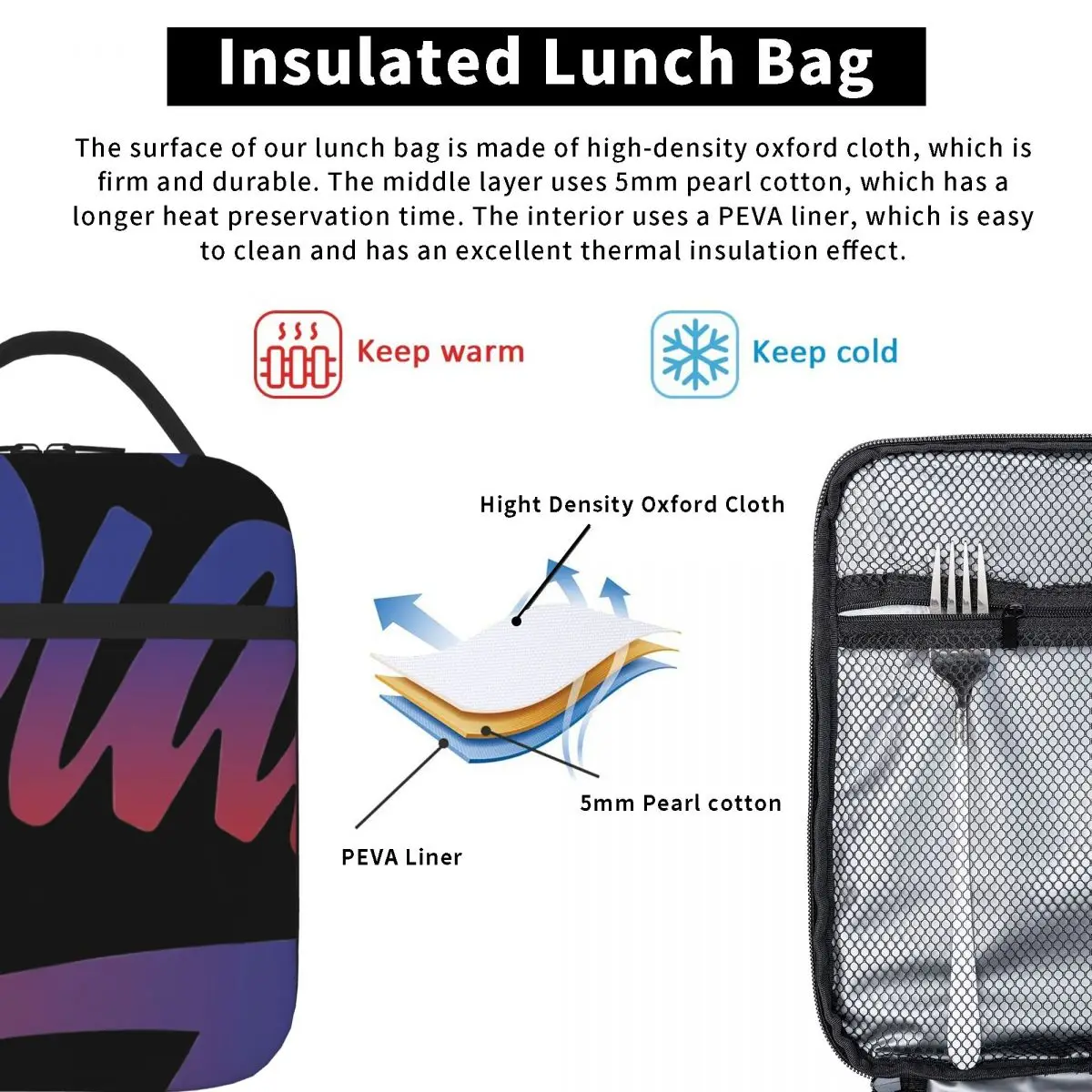 Fabio Quartararo 19 Чанта за обяд, чанта за пикник, симпатична чанта за обяд, термосумка-хладилник
