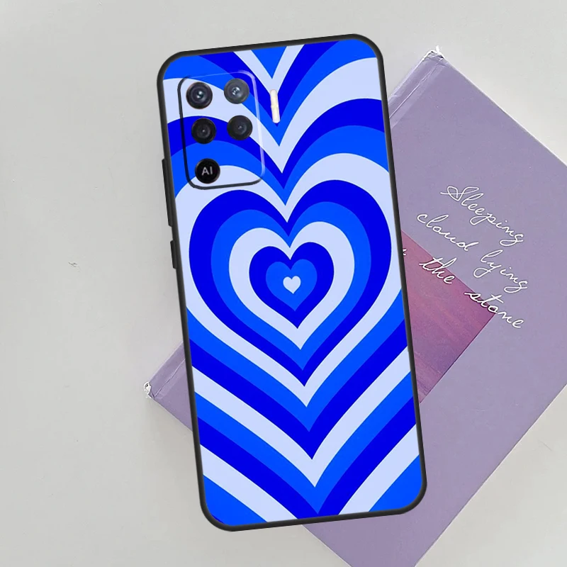 Калъф Love Red Heart Кафе Latte Groovy За OPPO A5 A9 2020 а a53 A31 A15 A52 A72 A54 A74 A94 A83 A91 A93 A3S A5S A53S Case