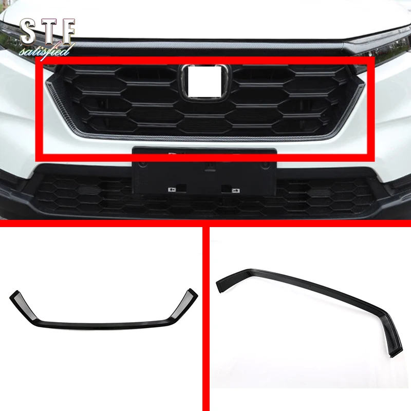 Предната решетка, ABS-пластмаса Около облицовки за Honda CRV CR-V 2022 2023 2024 Стикери на автомобилни аксесоари
