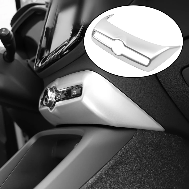 ABS Дръжка за регулиране на силата на звука на централната конзола на автомобила, Декоративна рамка, Хастар капак, за да се Volvo XC40 2019-2020