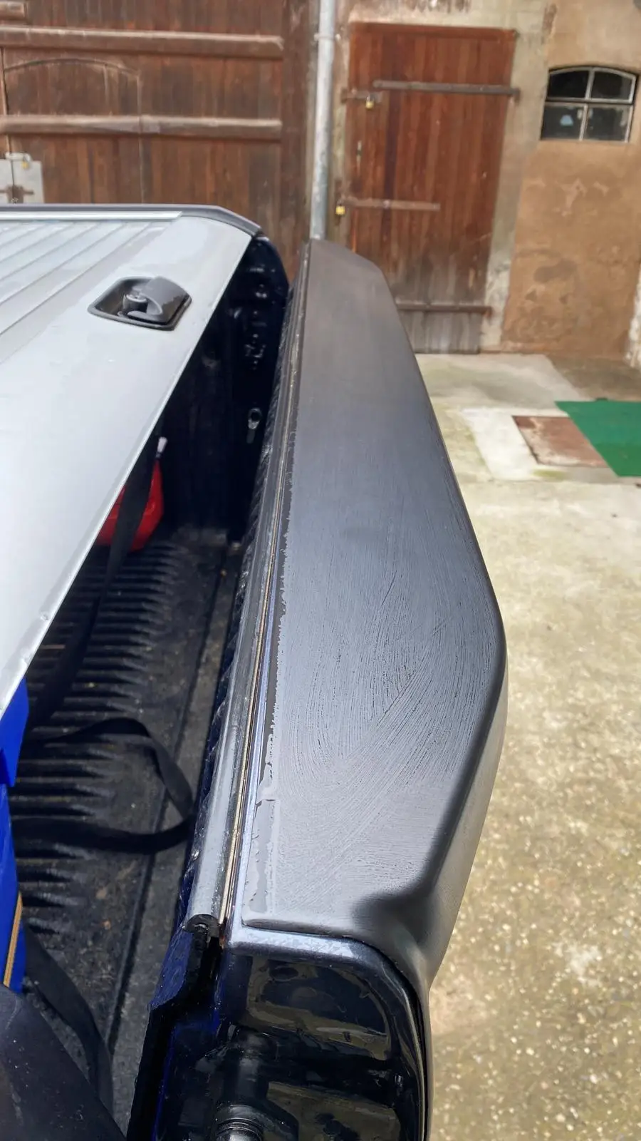 Защитно покритие на капака на багажника за Mitsubishi Triton L200 2019 2020 2021 2022 2023 1 бр. матово-черна защитно наклона на задната врата
