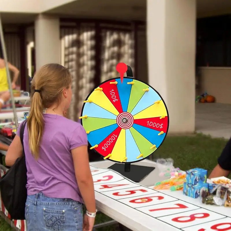 Чекрък За Получаване На Награди Чекрък Spinner Color Wheel Of Fortune 15 Слота Чекрък С Маркер И Гумичка Heavy Dut