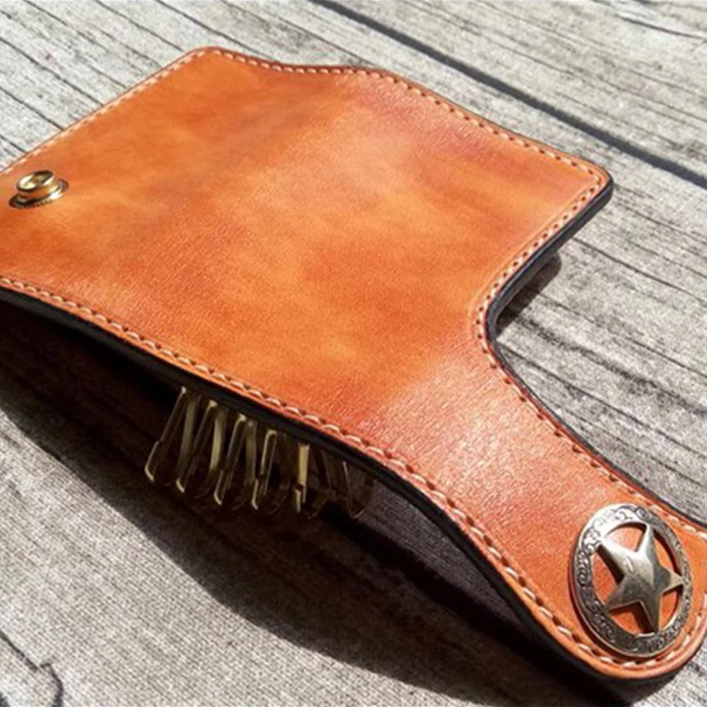 QJH Модерна многофункционална креативна чантата за ключовете от крафт-хартия, шаблон за бродерия от кожа 