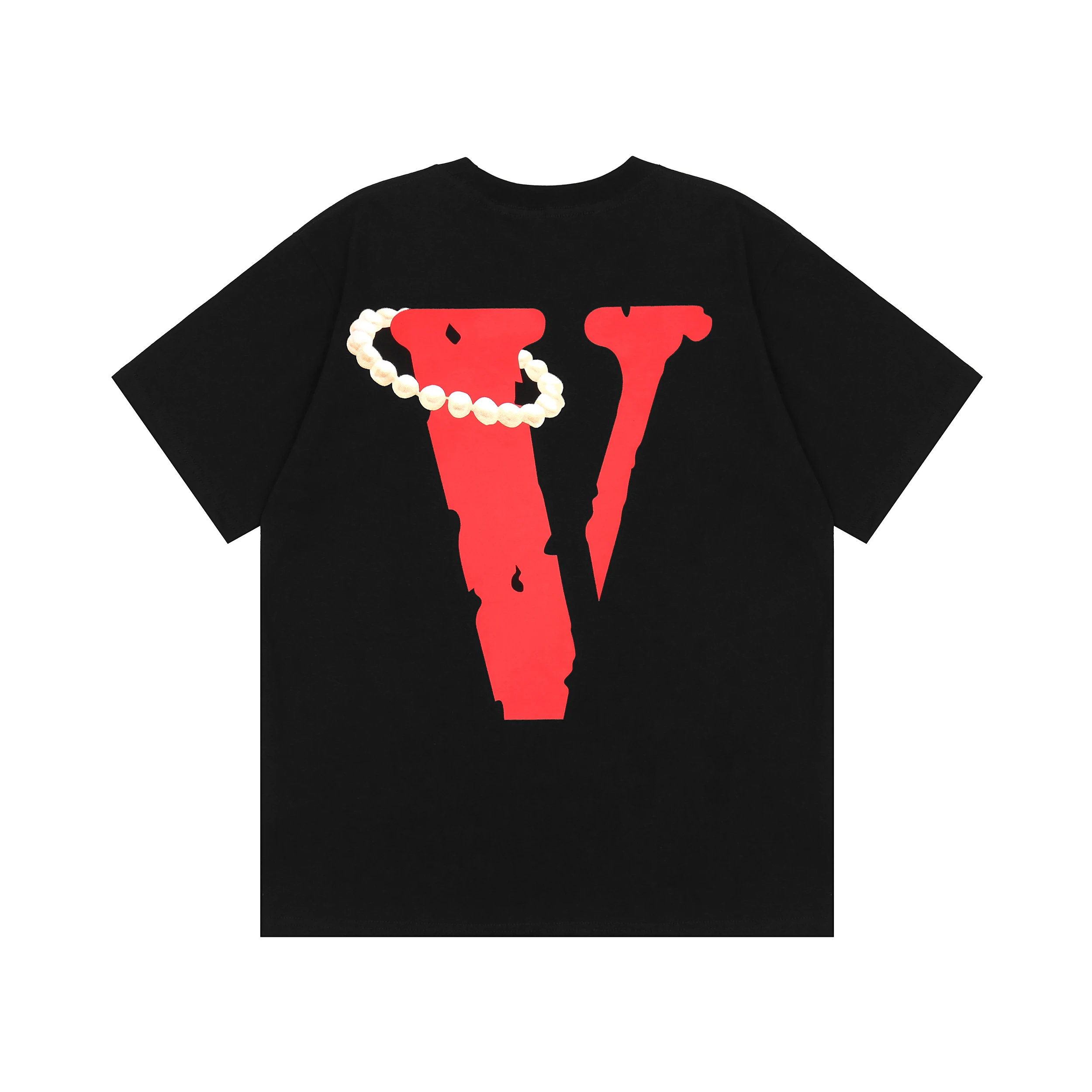 VLONE женска двойка с къси ръкави, свободна градинска риза в стил хип-хоп, тенденция мъжки памучен ежедневни тениска с писмото принтом V656959