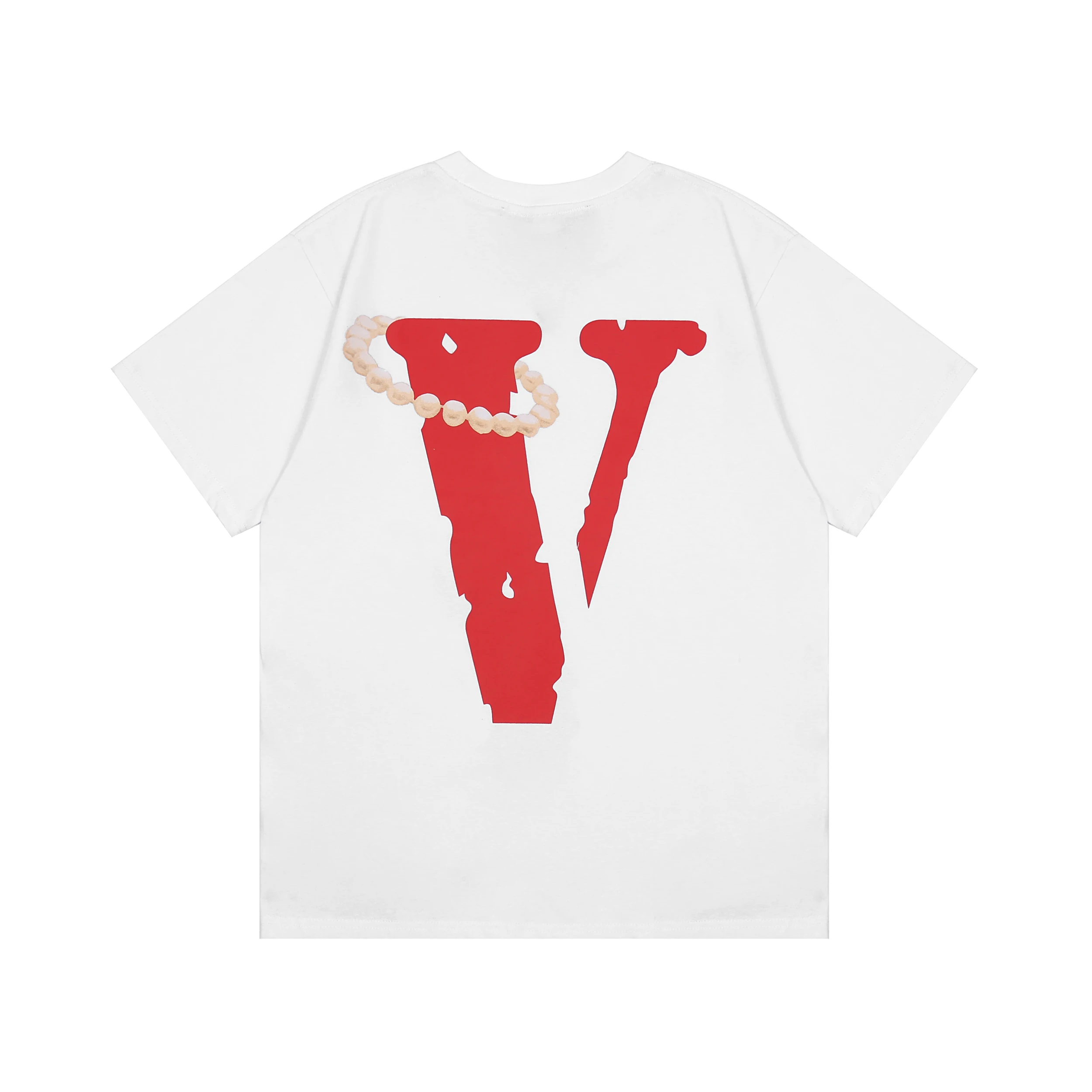 VLONE женска двойка с къси ръкави, свободна градинска риза в стил хип-хоп, тенденция мъжки памучен ежедневни тениска с писмото принтом V656959