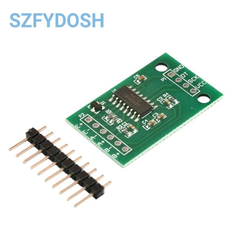 Двоен 24-битов Мини-сензор за претегляне HX711 HX711 Двоен 24-Битов Точност Модул AD Сензор за налягане Микроконтролер