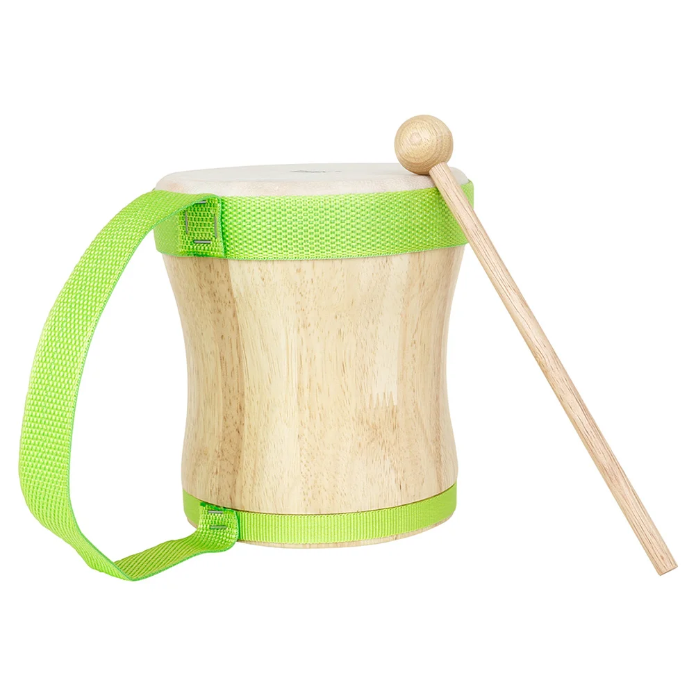 Барабан за Обучение барабан, Ударен музикален инструмент дървен барабан с чук