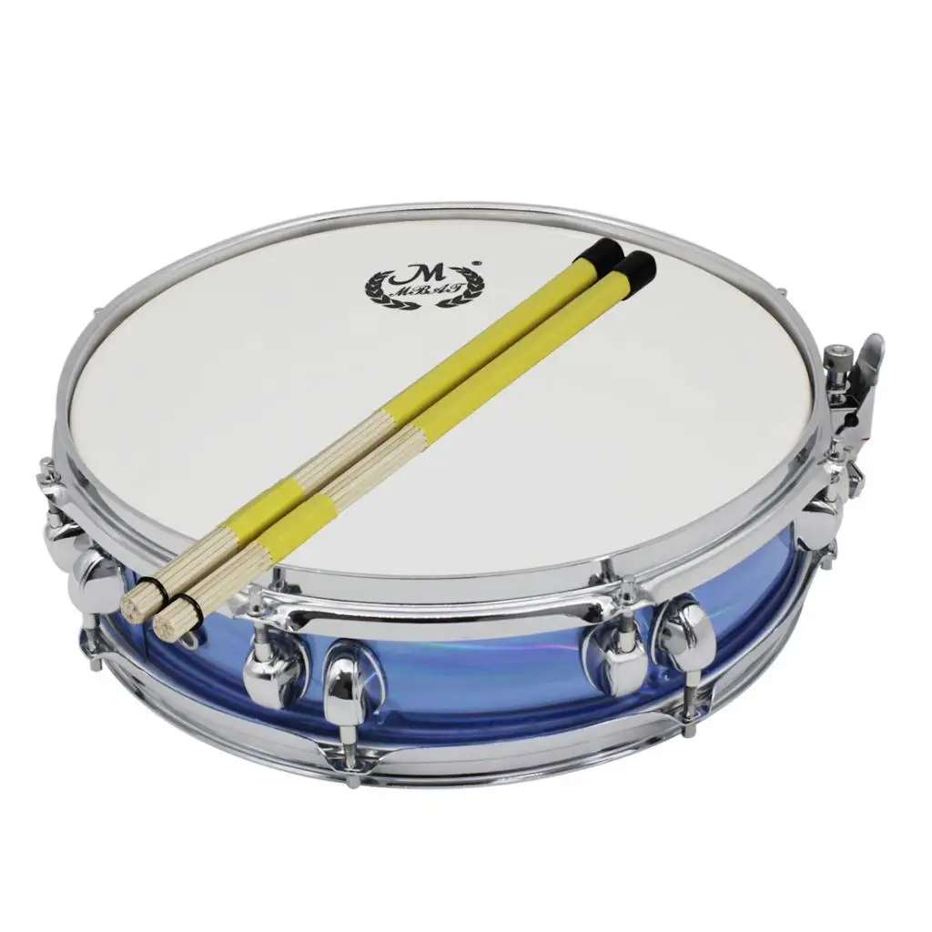 Изискан 2 елемента дървени четки за барабанни пръчки за аксесоари Cajon Jazz Drum Жълт цвят