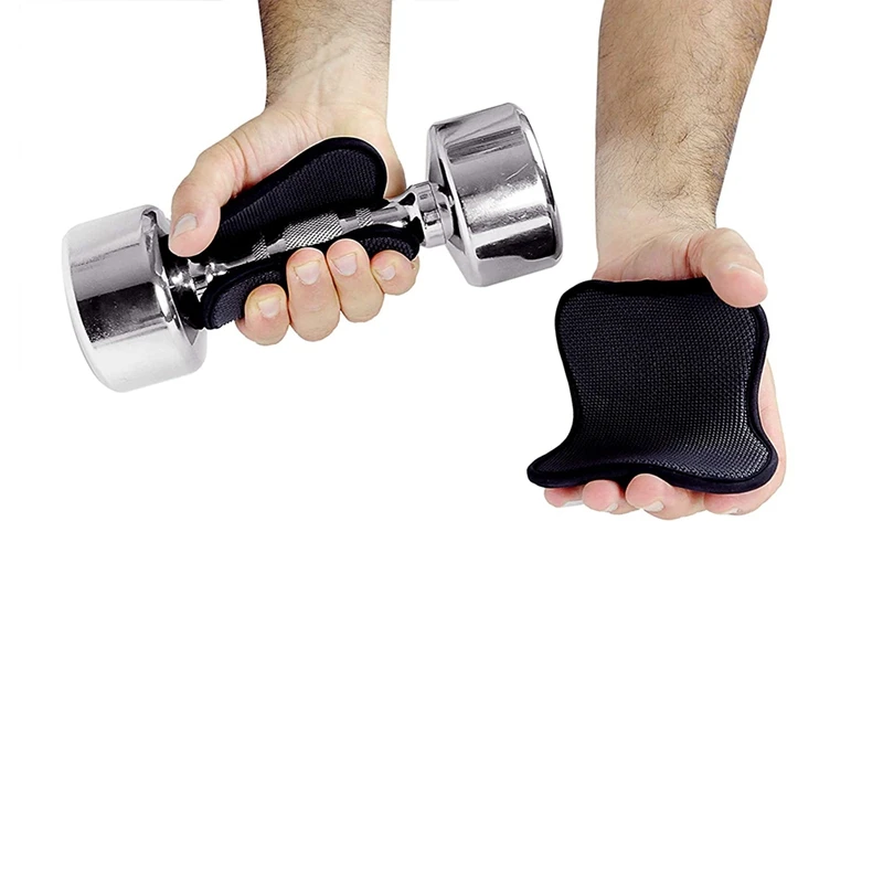 Новост-1 чифт рукояток за вдигане на тежести, заменящи ръкавици за тренировка във фитнес залата, Лека подплата за хващане, подходяща за премахване на изпотяване на ръцете