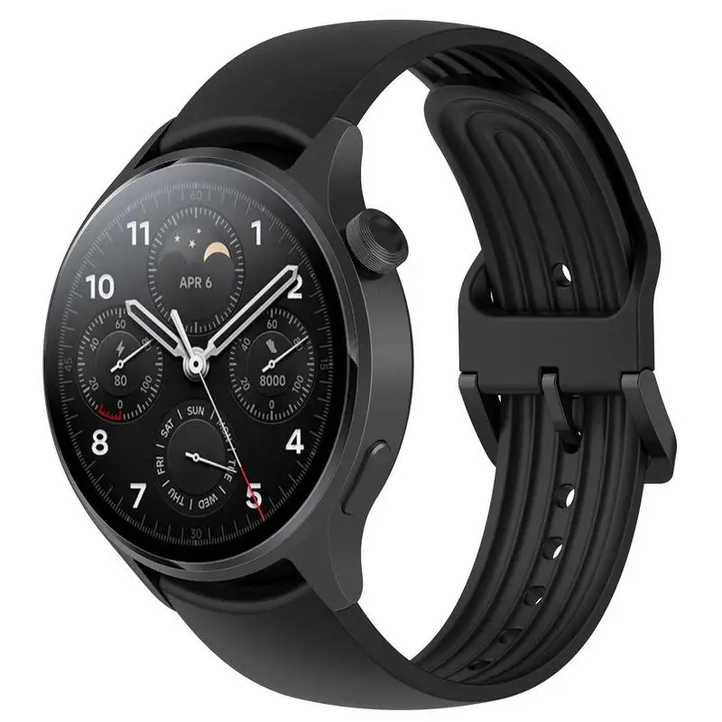 Взаимозаменяеми каишка 1БР 22 мм за смарт часа Xiaomi MI Watch S1 Pro, каишка за спортни часа MI Watch, аксесоари за силиконови гривни