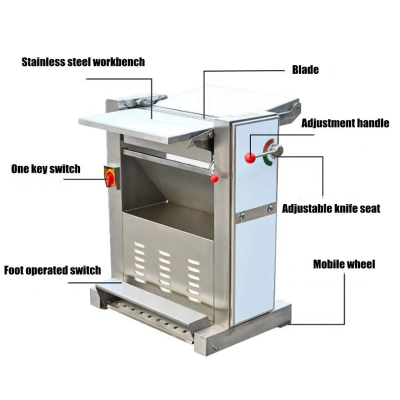 Професионална машина за рязане на свинска кожа с премахването на кората, машина за премахване на кора с месо от свине, машина за премахване на кора с агнешко, машина за премахване на кора с агнешко