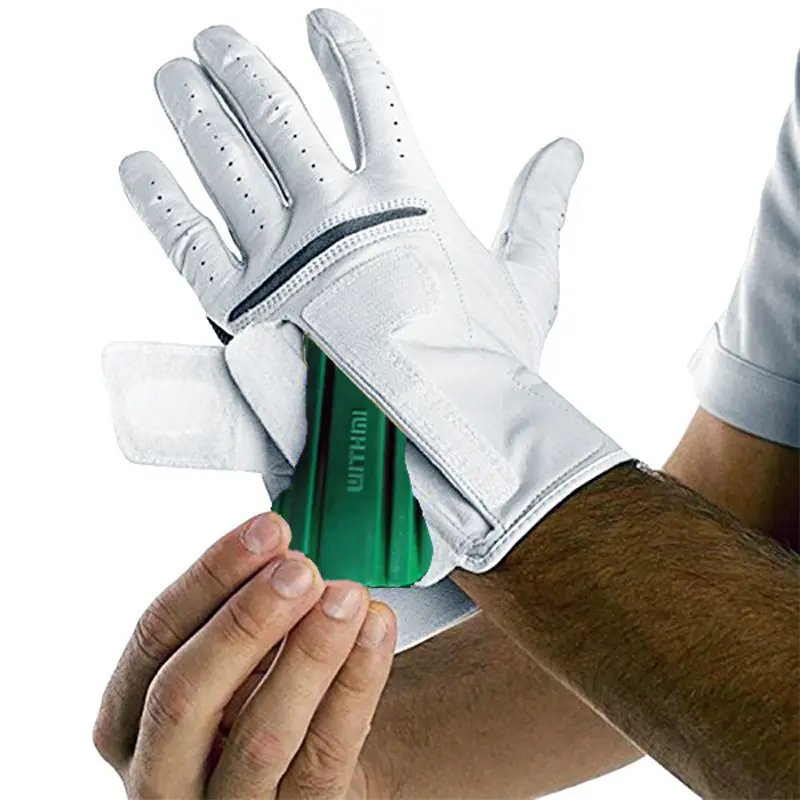 Ръкавици за голф Мъжки Износоустойчиви Ръкавици От Естествена Кожа, Дишащи Нескользящие, Коригиращи Улавяне, на Практика Люлка на Стойка