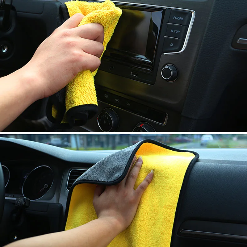 30x30 см Висококачествена кърпа за почистване на автомобил Toyota Camry, Corolla RAV4 Yaris Highlander/Land Cruiser/PRADO Vios Vitz/Reiz Prius