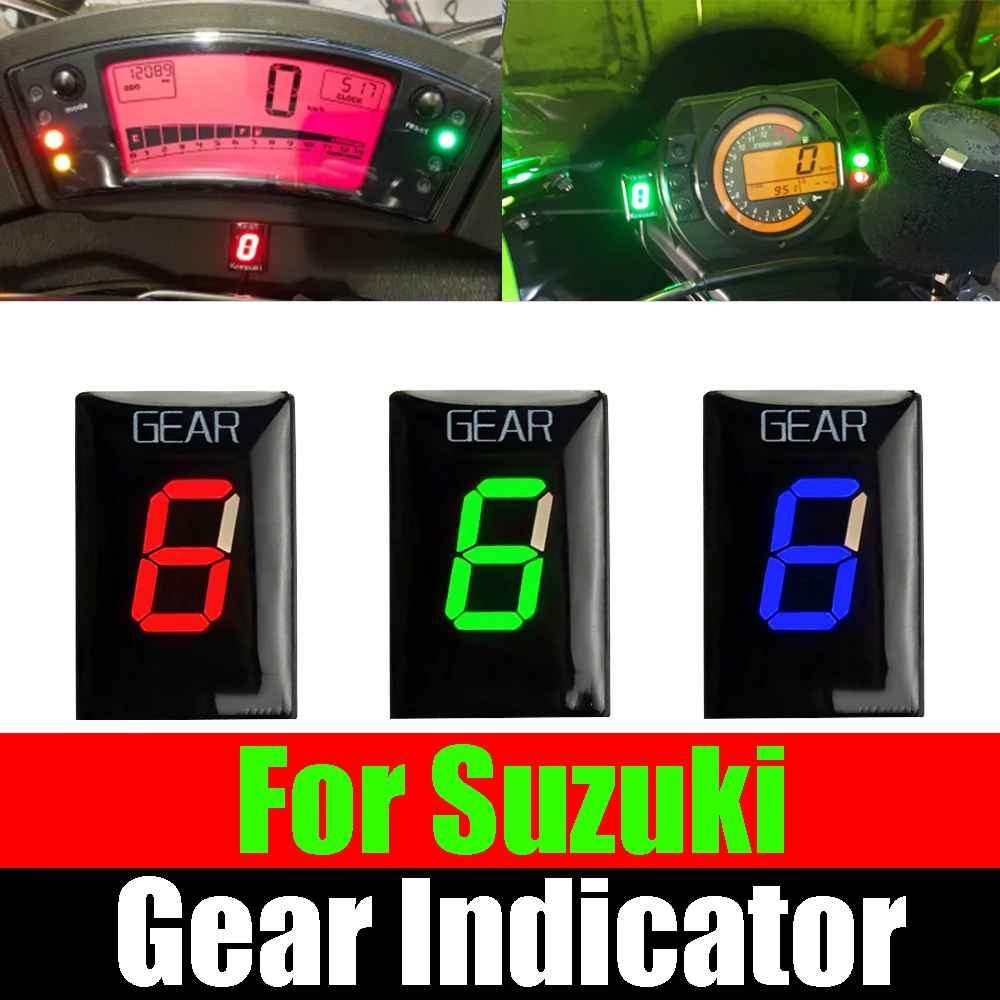 Индикатор за предаване на Suzuki GSR400, аксесоари за мотоциклети GSR 400, индикатор 1-6-степенна предаване