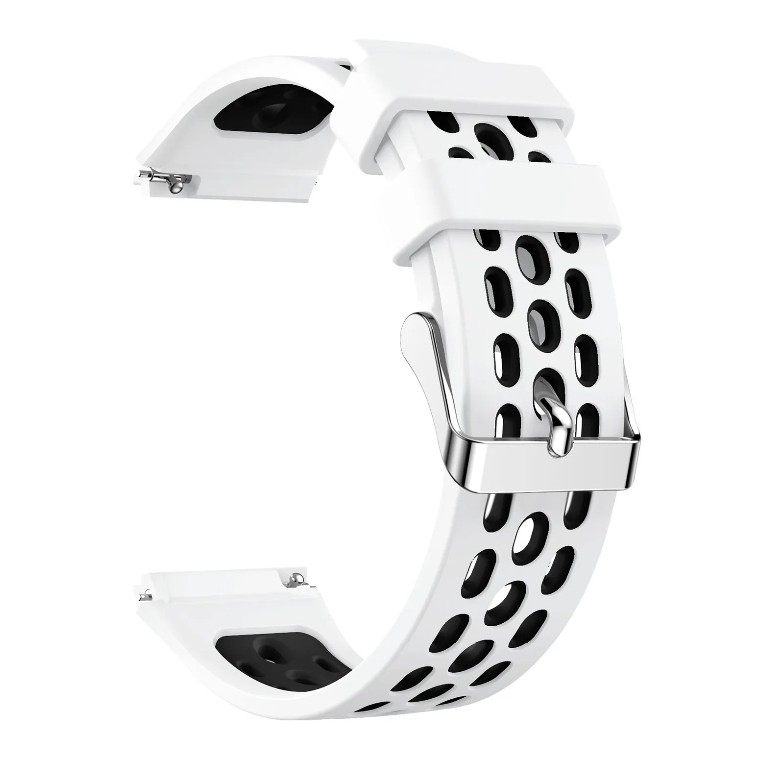 Часовник с кръгла мрежа от силикон, подходящ за Huawei GT 2д, двоен ремък с отвор за каишка за ръка, аксесоари за умен гривната за часа