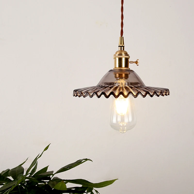 Регулируеми стъклени висящи лампи в скандинавски стил с крушка E27 за всекидневна, кухня, островен декор, аксесоари за дома, висящи осветителни тела