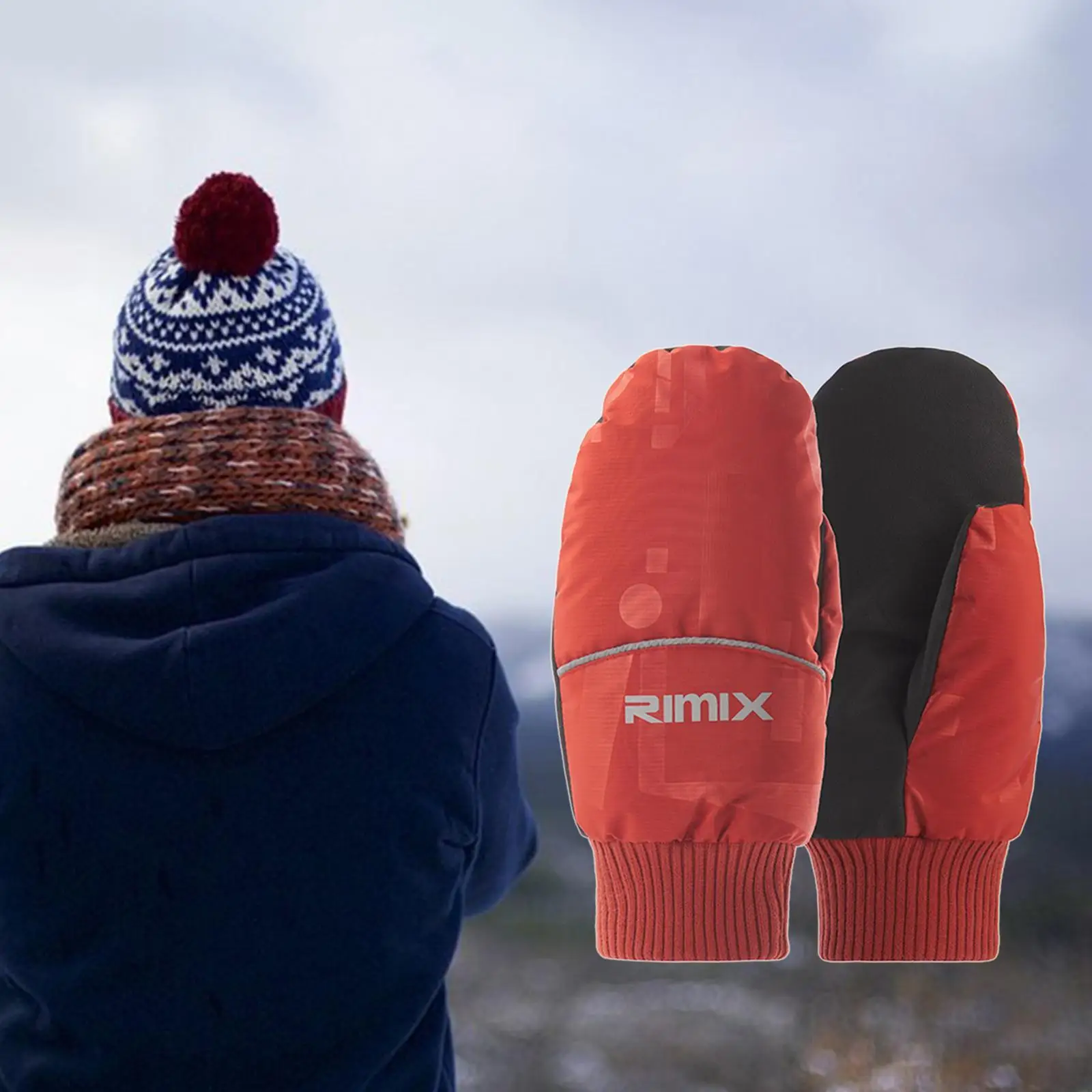 Мъжки Ски Дамски Зимни Ръкавици Ветроупорен Водоустойчиви Топли Спортни Минерални Ръкавици