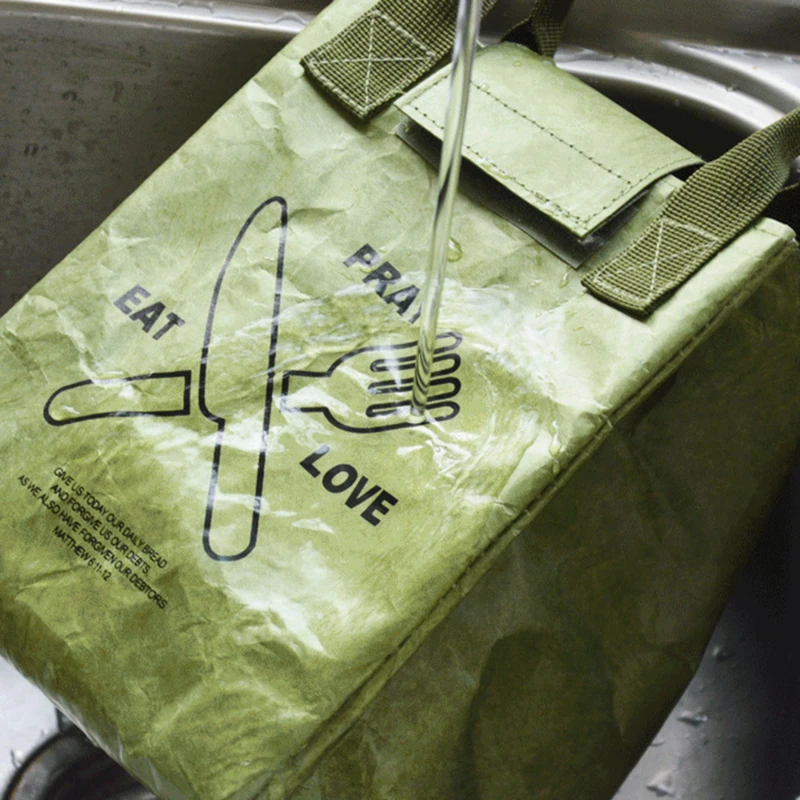 Хартия пакет за обяд Непромокаем изолационен пакет Удължава и утолщает Алуминиево фолио Японската чанта Офис работник Студент