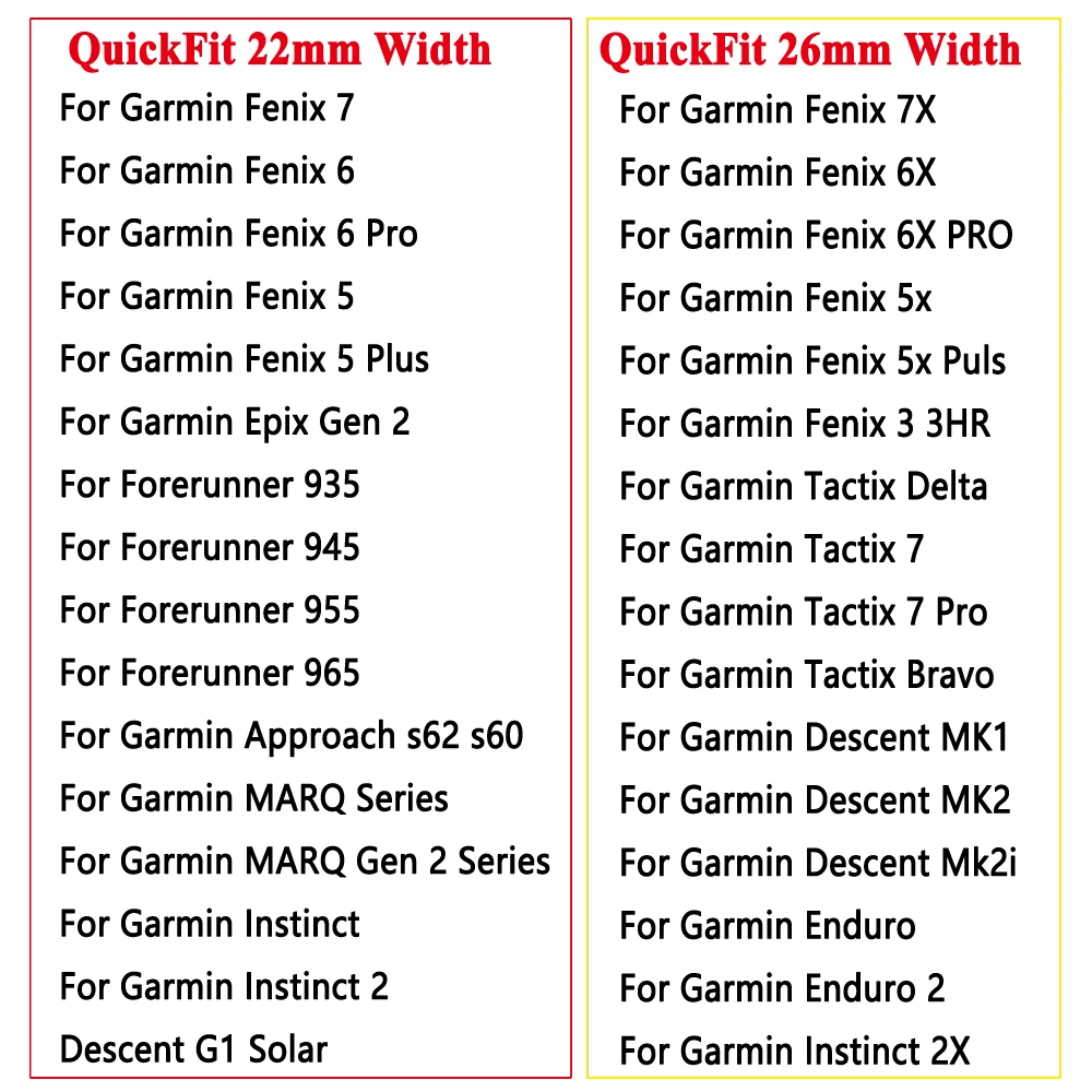 Каишка за Часовник Quickfit Garmin Epix Pro Gen 2 51 mm 47 mm Fenix 7X 7 6X 6 Pro 5 5X Plus 26 мм 22 мм Силиконова каишка Гривна
