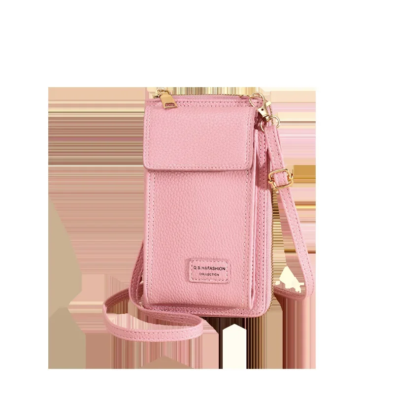 Нова чанта за мобилен телефон, жена с долно оттичане мобилен чантата си през рамо, модерен чантата е с голям капацитет, просто модерен