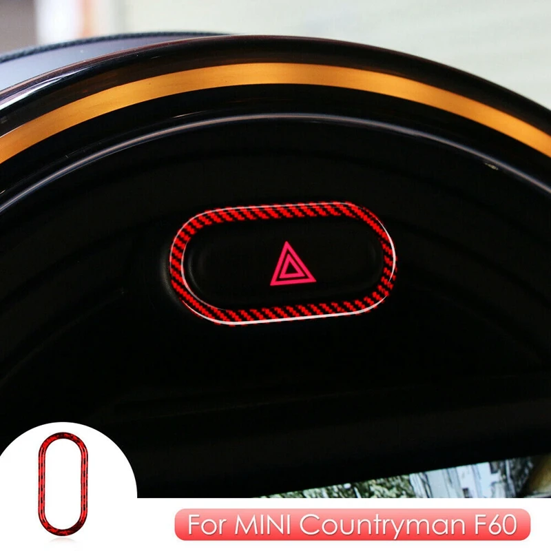 Червена капачка вътрешната сигналната лампа от въглеродни влакна за MINI Cooper F55 F56 Countryman F60
