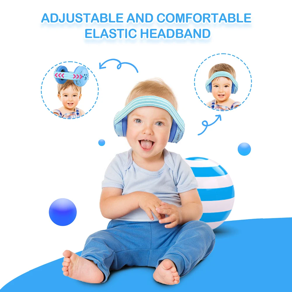 Слушалки ZOHAN Baby за деца, слушалките с шумопотискане, Защита на слуха за бебета, предпазни устройства за децата в самолет