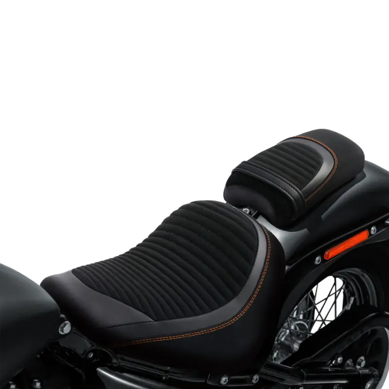 Преносимо седалката на водача и пътника мотоциклет, подходящ за Harley Street Bob Softail Standard 18-21