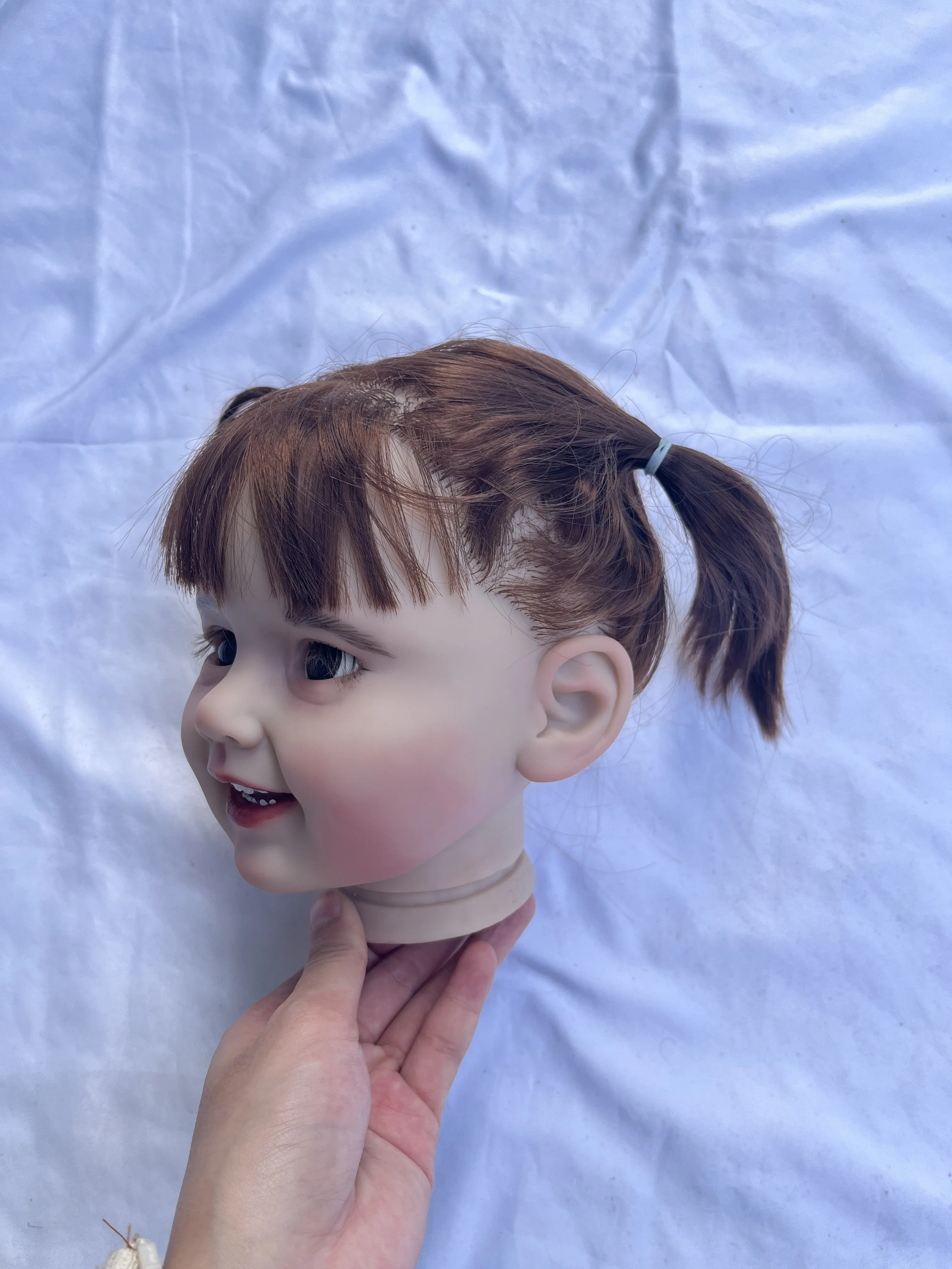 FBBD Настроила Ограничена Доставка на 28-инчов Камми Reborn Baby Cammi С Ръчно Рисувани Коса, Направен със собствените си ръце, С един допълнителен филтър корпус