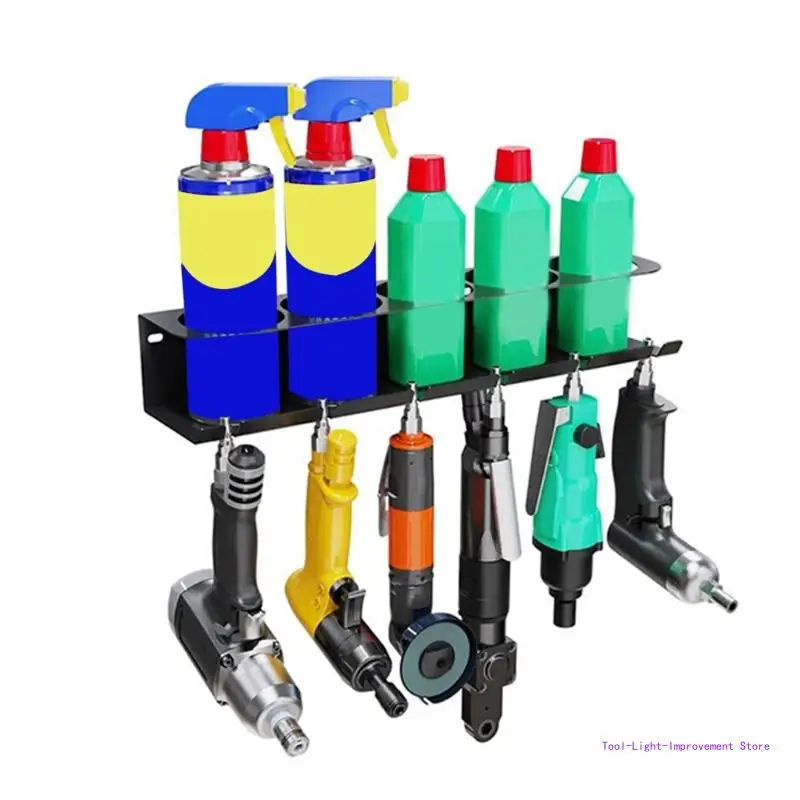 C63E Здрава Стенни полици за събиране на аерозолни бутилки Универсална Закачалка за инструменти