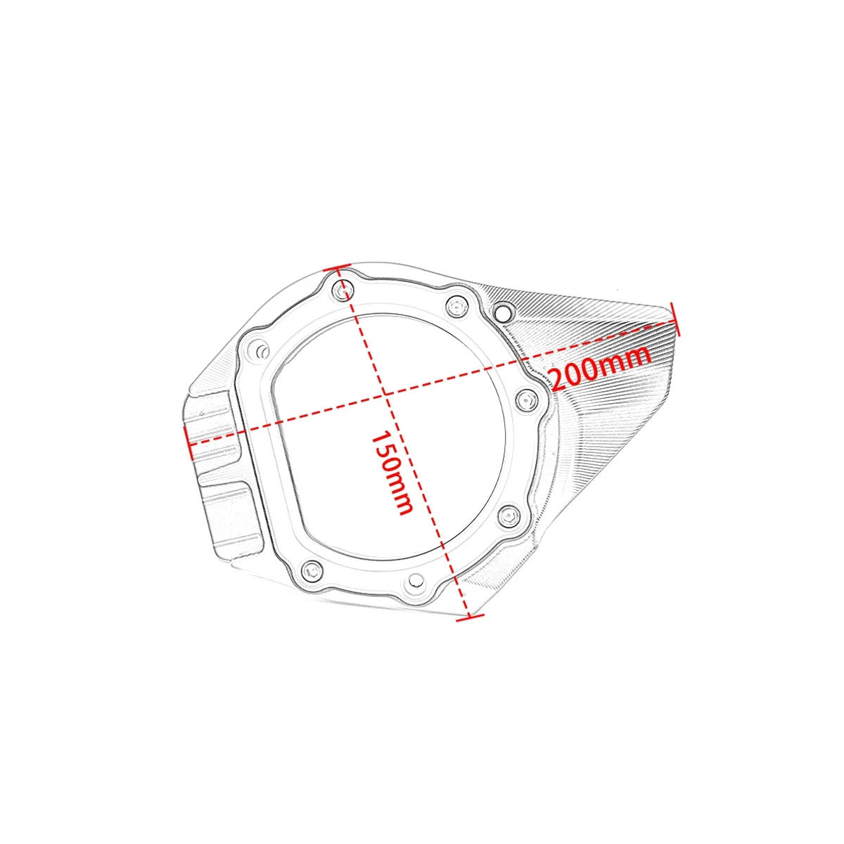Покриване на входящия Въздух за Vespa Sprint Primavera 150 125 2016-2023 Защита на трансмисията на Мотоциклета Капак на Двигателя Сребрист Цвят