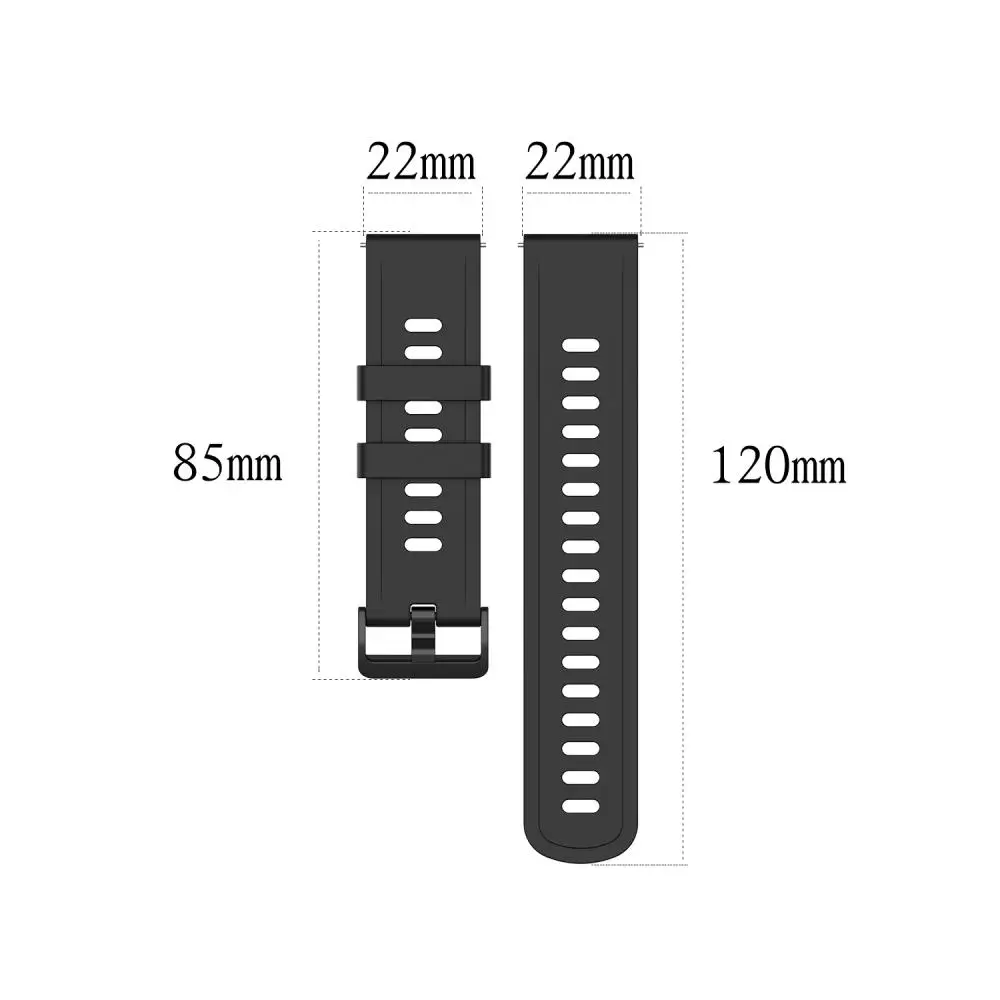 22 мм Силикон Каишка За Xiaomi Watch S2 42/46 мм S1 Активни Смарт Часовници Взаимозаменяеми Гривна Smartband За Amazfit GTR 2 3 4