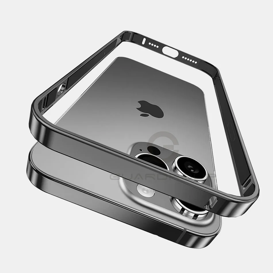 Алуминиеви броня Ultra Silm за iPhone 15 12 13 14 Pro Max 14plus от луксозен лека сплав без рамки и аксесоари Funda