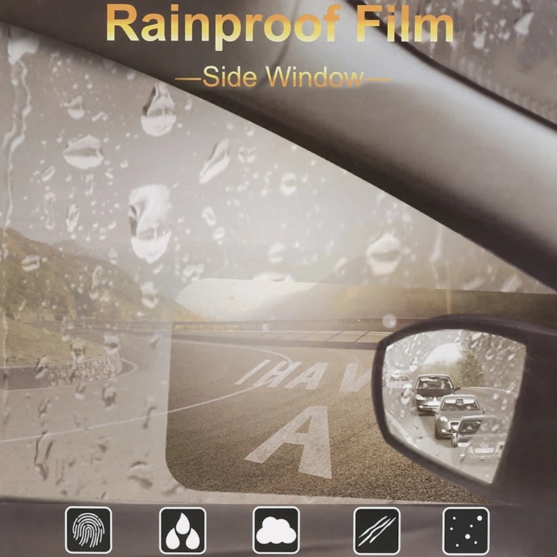 Фолио за огледала за странично стъкло на автомобил, непромокаемая, противотуманная, антибликовая филм с висока разделителна способност