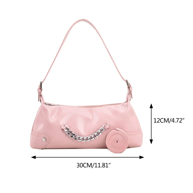 Дамски чанта за бала, елегантна чанта под мишниците с регулируема каишка-веригата, малка чанта през рамо, класическа чанта