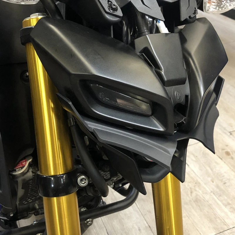 за Yamaha MT15 MT-15 2018-2021 Калници Предни пневматичен обтекател Съвет крило на Защитния капак от въглеродни влакна