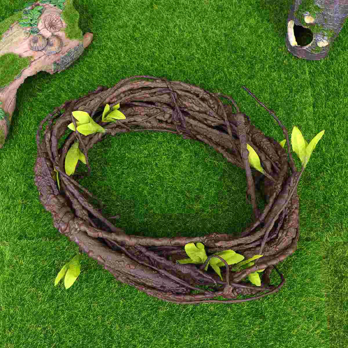 Лоза Влечуги местообитание на малки животни Огъване гори Клонка, за да се симулира пейзаж Гущери Растение Декор от ратан за домашни любимци