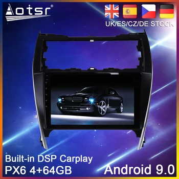 Авто радиоплеер Android 10 PX6 GPS Навигация за Toyota Camry 7 2012-2017 Автомагнитола 2din Мултимедия видео Главното устройство