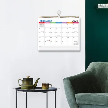 Английски Месечен Календар Стенен Календар Определяне Виси У Дома 2025 Стая Ежедневното Използване На Офис Настолни Календари