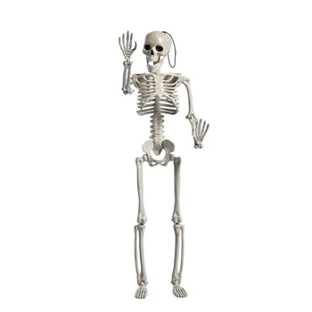 Бижу във формата на скелет за Хелоуин мини-скелет за цялото тяло пластмасов скелет