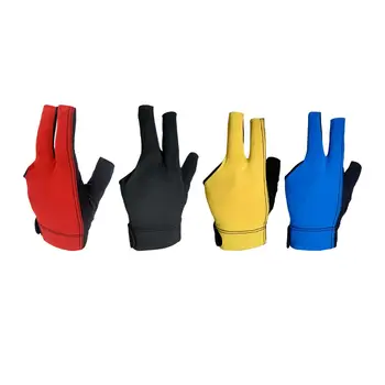Билярдни ръкавици с отворени 3 с пръсти и Ръкавици за игра на закрито-Мини ръкавици за бильярдного на щеката