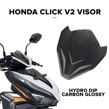 Ветрозащитный екран мотоциклет, козирка на предното стъкло, защитен калъф за Honda Click 125i/150i 125 V2, аксесоари за мотоциклети от ABS-пластмаса, в стил V2.