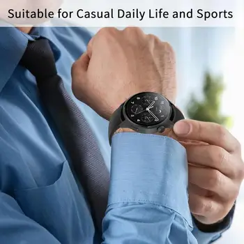 Взаимозаменяеми каишка 1БР 22 мм за смарт часа Xiaomi MI Watch S1 Pro, каишка за спортни часа MI Watch, аксесоари за силиконови гривни